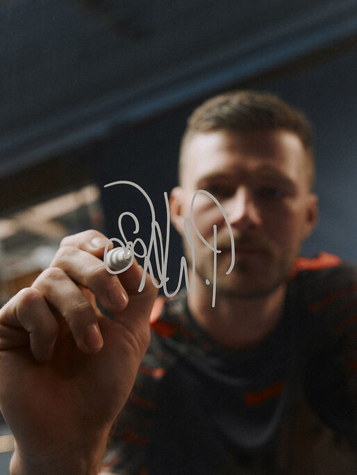 HB POWERSTRIKE PRO, BLACK/ORANGE HB POWERSTRIKE PRO, BLACK/ORANGE, packshot